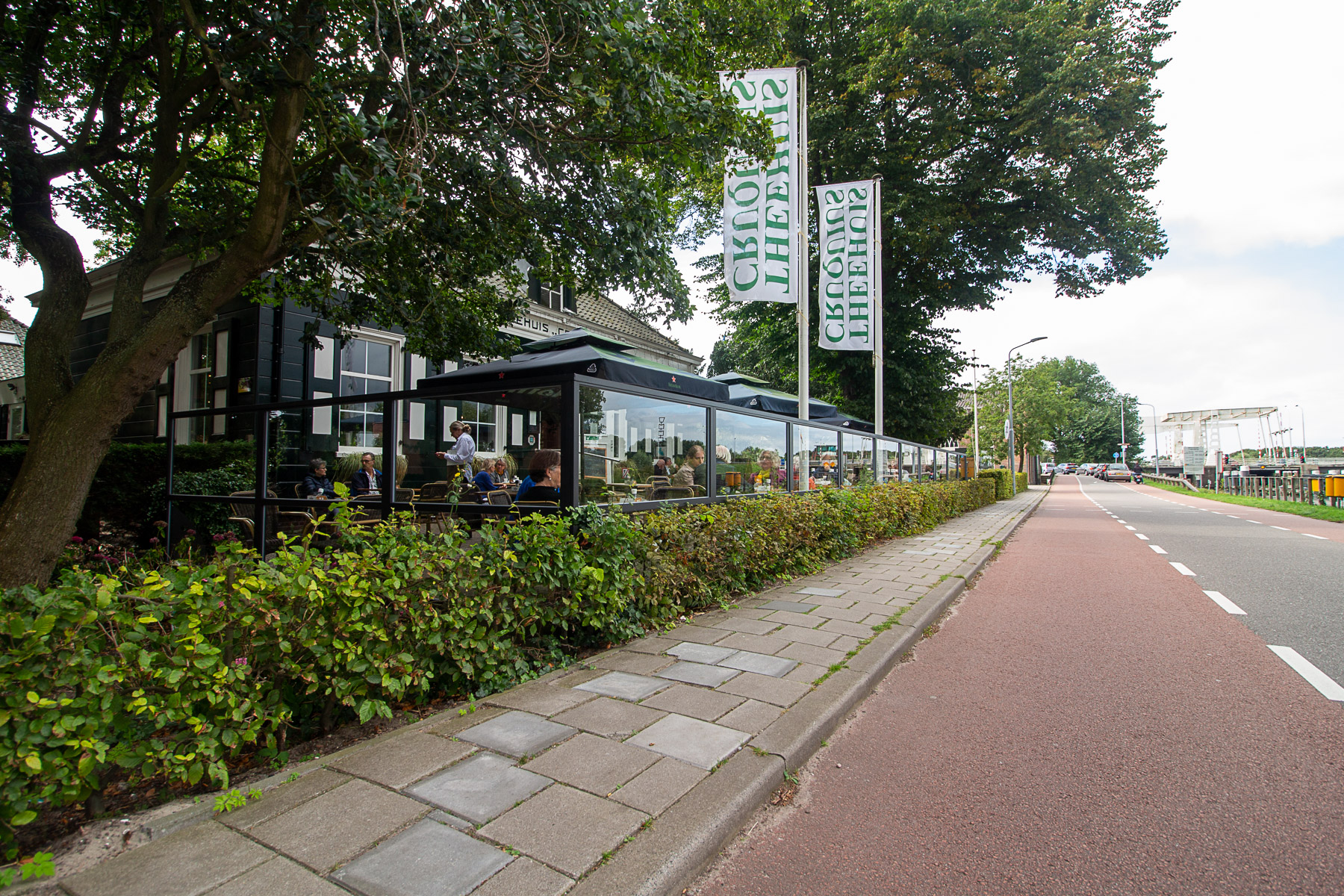 genieten aan het water
